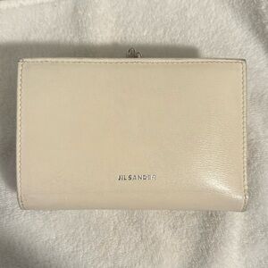 Jil Sander Goji Wallet in White